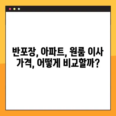 포장 이사 비용, 이제 꼼꼼하게 비교해보세요! | 반포장, 아파트, 원룸 이사 가격 비교 사이트 추천
