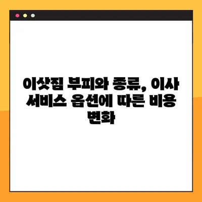 아파트 포장 이사 비용, 어떤 요인이 가장 큰 영향을 미칠까요? | 이사 비용 분석, 예상 비용 계산, 절약 팁